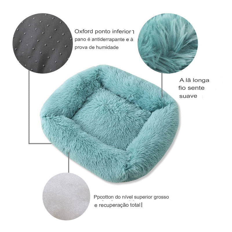 Cama para Cachorros e Gatos - Plush Square